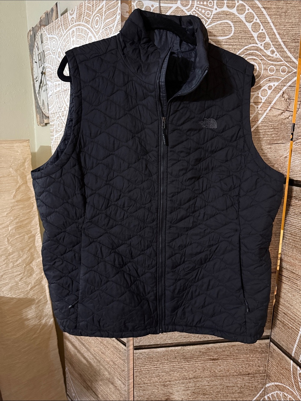 The North Face Black Quilted Insulated Vest
